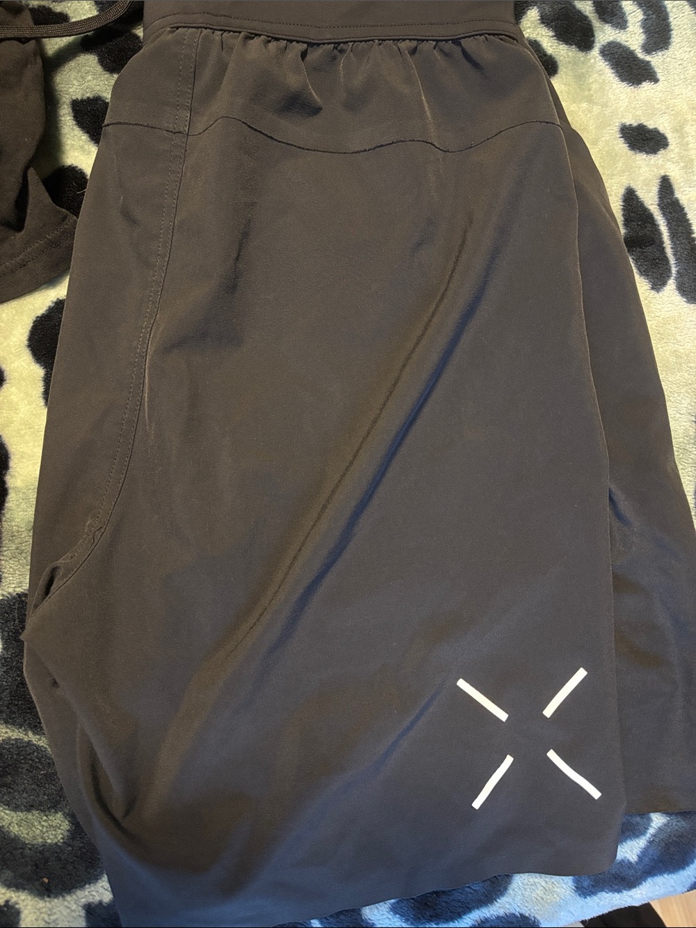 Ten Thousand Men's Athletic Shorts in Black with White Logo